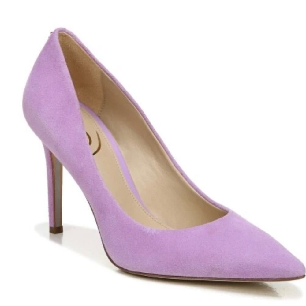 Sam Edelman Hazel Suede Pump, Amethyst, Size US7